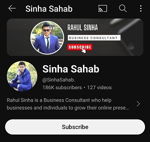 How Rahul Kumar got 186K+ subscribers on YouTube Channel